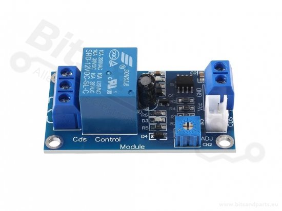 Relais board met lichtsensor XH-M131 12V